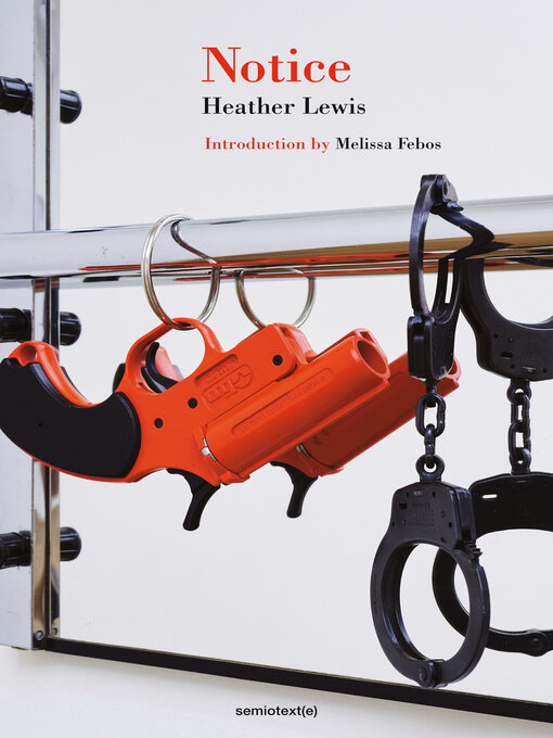 Title details for Notice by Heather Lewis - Available